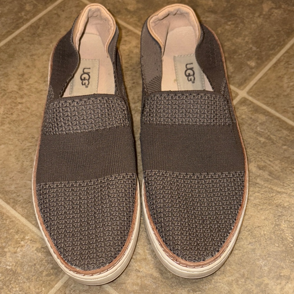 UGG Men's Loafers - Dark Brown and Cream